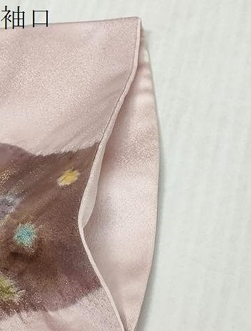 平和屋着物●訪問着　作家物　絞り　辻が花　金彩　正絹　逸品　DABK0784ud