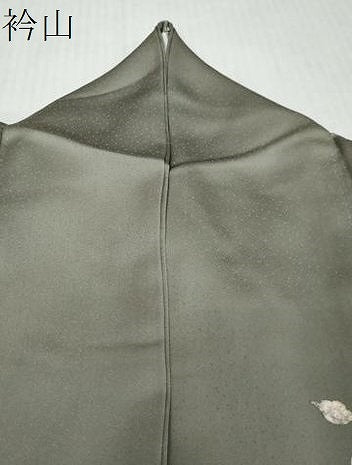 平和屋着物●訪問着　作家物　扇面花蝶文　暈し染め　金銀彩　正絹　逸品　DABK0796ud