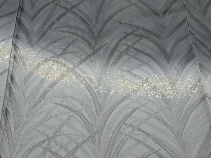 平和屋着物●訪問着　作家物　草葉文　暈し染め　金彩　正絹　逸品　DABK0830ud