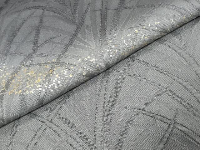 平和屋着物●訪問着　作家物　草葉文　暈し染め　金彩　正絹　逸品　DABK0830ud