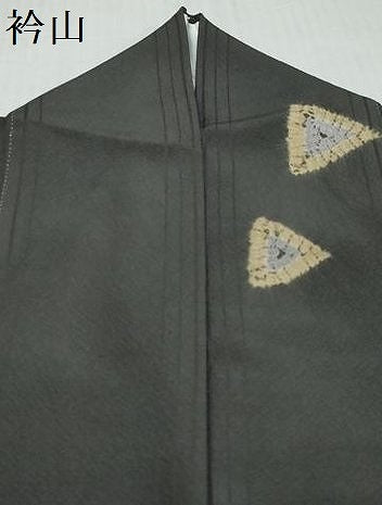 平和屋着物●上質な小紋　作家物　箔散らし　正絹　逸品　DABK0831ud