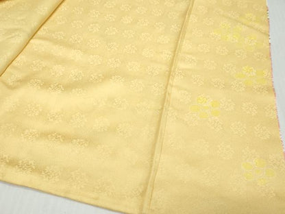 平和屋着物●豪華振袖　駒刺繍　吉祥草花文　金彩　京都きもの友禅扱い　ロング丈　正絹　逸品　DABK0841ud