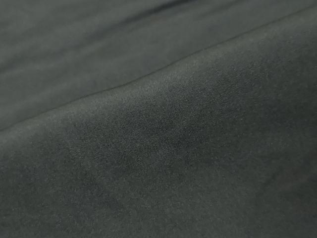 平和屋着物●男性　黒紋付　正絹　逸品　DABK0861ud