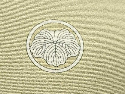平和屋着物●豪華色留袖　友禅　作家物　飛鶴草花文　暈し染め　金彩　正絹　逸品　DABK0862ud
