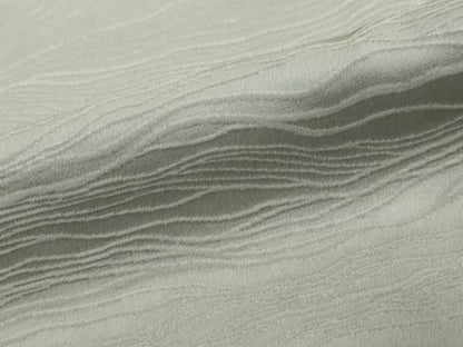 平和屋着物●上質な色無地　流水地紋　銀鼠色　正絹　逸品　DABK0887ud
