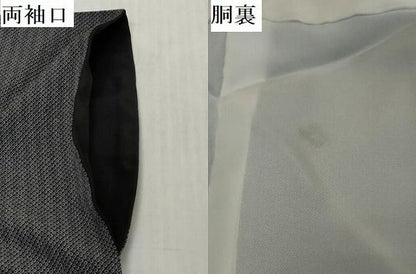 平和屋着物●江戸小紋　彫士：住田双光・染士：服部光擴　小紋　雪輪文　蛍暈し　正絹　逸品　DABK0900ud