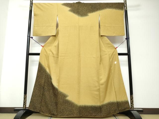 平和屋着物●訪問着　霞文　暈し染め　やまと誂製　正絹　逸品　DABK0911ud