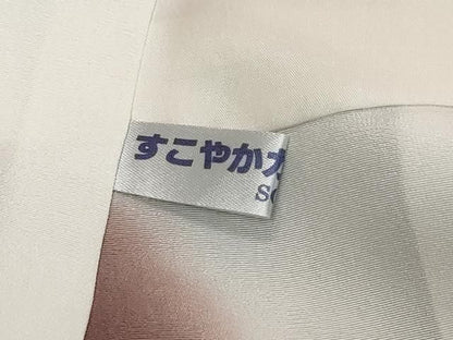 平和屋着物●上質な紬　縞　正絹　逸品　未使用　DABK0934ud