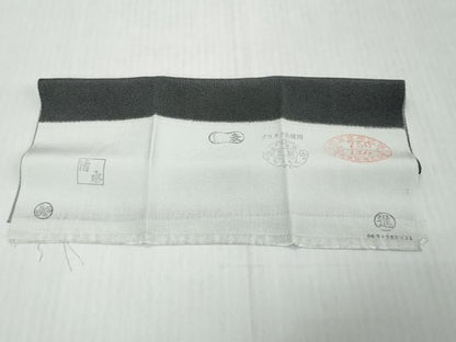 平和屋着物●江戸小紋　鮫小紋柄　反端付き　ロング丈　正絹　逸品　DABK0946ud
