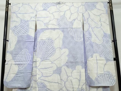 平和屋着物●豪華振袖　絞り　草花文　正絹　逸品　DABK0956ud