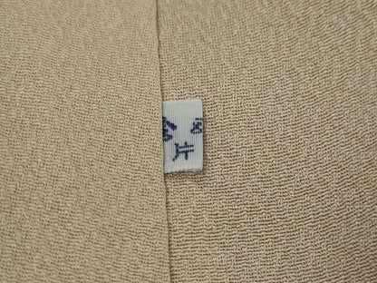 平和屋着物●訪問着　友禅　作家物　草花文　暈し染め　鈴乃屋扱い　正絹　逸品　DABK0970ud
