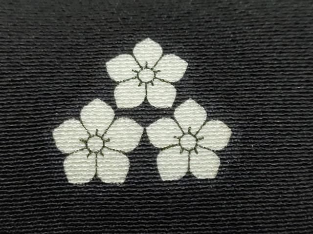 平和屋着物●豪華黒留袖　作家物　刺繍　洋花文　金彩　正絹　逸品　DABK0972ud