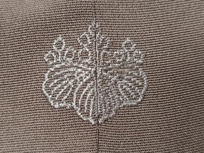 平和屋着物●訪問着　駒刺繍　草花文　金彩　鈴乃屋扱い　正絹　逸品　DABK0974ud