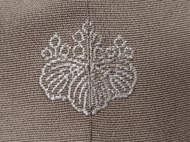平和屋着物●訪問着　駒刺繍　草花文　金彩　鈴乃屋扱い　正絹　逸品　DABK0974ud