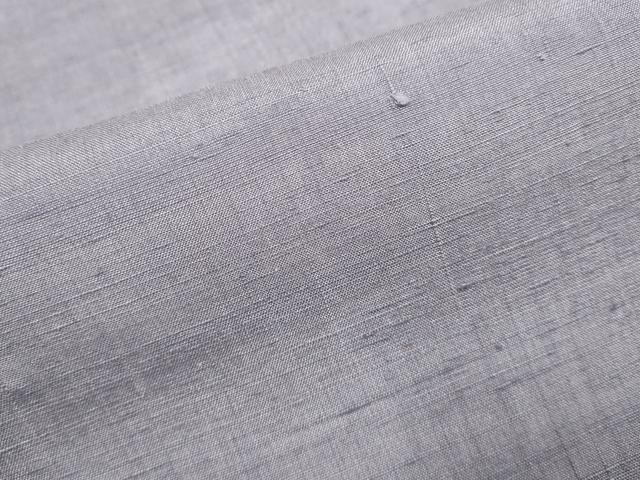 平和屋着物▽結城紬　単衣　手織　藤色　証紙付き　正絹　逸品　DABK1049cd