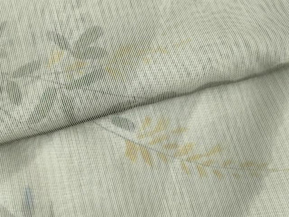 平和屋着物▽訪問着　無双　紗袷　紗×紗　流水枝花文　正絹　逸品　未使用　DABK1142cd