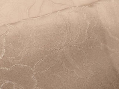 平和屋着物■上質な色無地　舞花地紋　灰桜色　正絹　逸品　DABK1311cd