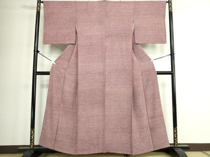 平和屋着物■江戸小紋　霞文　高島屋扱い　正絹　逸品　DABK1312cd