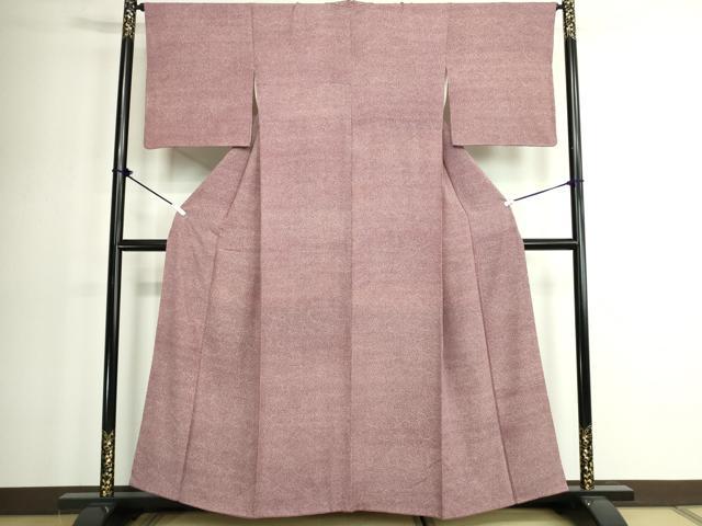 平和屋着物■江戸小紋　霞文　高島屋扱い　正絹　逸品　DABK1312cd