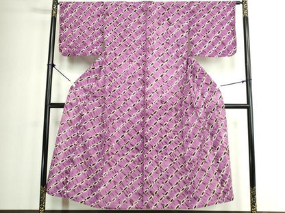 平和屋着物∴夏物　浴衣　有松鳴海絞り　抽象文　綿　逸品　DABK1353cd
