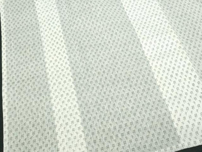 平和屋着物∴夏物　小紋・浴衣兼用　井桁文様　綿麻　逸品　DABK1379cd