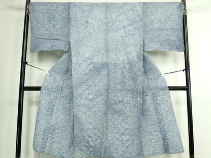 平和屋着物∴夏物　男性　浴衣　有松鳴海絞り　三浦絞り　綿　逸品　DABK1383cd