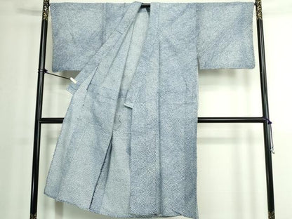 平和屋着物∴夏物　男性　浴衣　有松鳴海絞り　三浦絞り　綿　逸品　DABK1383cd
