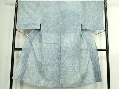平和屋着物∴夏物　男性　浴衣　有松鳴海絞り　三浦絞り　綿　逸品　DABK1385cd