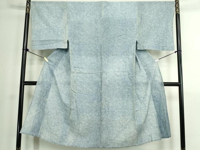 平和屋着物∴夏物　男性　浴衣　有松鳴海絞り　三浦絞り　綿　逸品　DABK1385cd