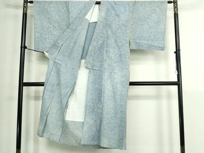 平和屋着物∴夏物　男性　浴衣　有松鳴海絞り　三浦絞り　綿　逸品　DABK1385cd