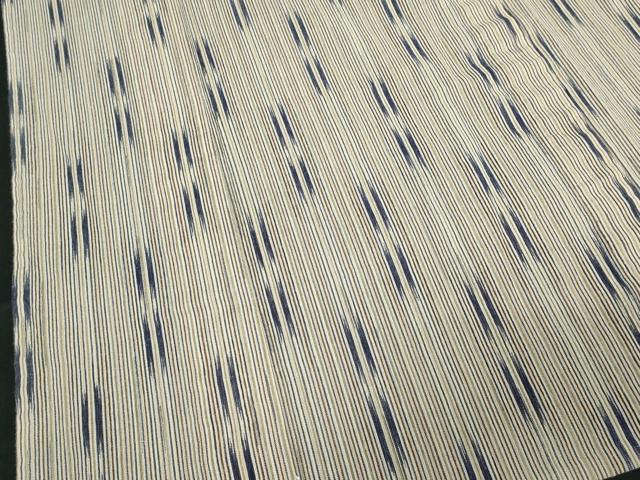 平和屋着物∴夏物　男性　阿波しじら織　浴衣　間道　日本製　キングサイズ　綿麻　逸品　DABK1388cd