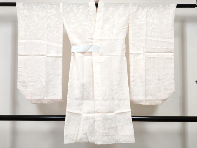 平和屋着物[]七五三　女の子　７歳　祝着　四つ身　長襦袢(袷)セット　鼓飛鶴花文　暈し染め　金彩　洗える着物　DABK1638ma
