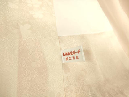 平和屋着物●豪華振袖　駒刺繍　檜扇花文　暈し染め　金彩　正絹　逸品　DABK2012op