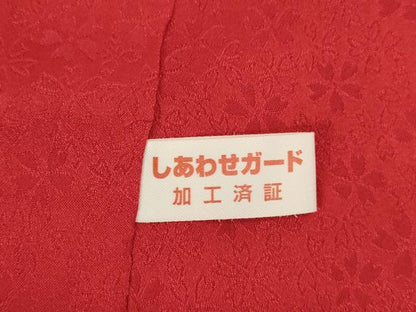 平和屋着物●豪華振袖　刺繍　雪輪草花文　牡丹　暈し染め　金彩　正絹　逸品　DABK2013op