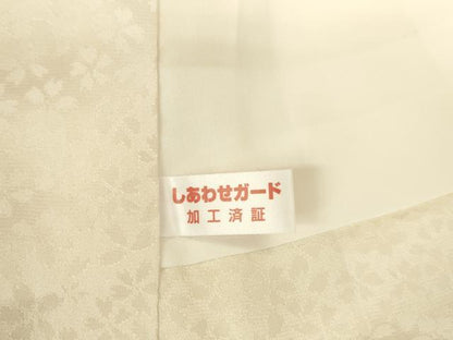 平和屋着物●豪華振袖　花鞠文　牡丹　暈し染め　金銀彩　銀通し地　正絹　逸品　DABK2017op