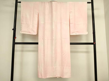 平和屋着物●振袖用長襦袢　無双仕立て　菊地紋　暈し染め　正絹　逸品　DABK2040op