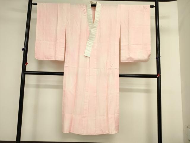 平和屋着物●振袖用長襦袢　無双仕立て　菊地紋　暈し染め　正絹　逸品　DABK2040op