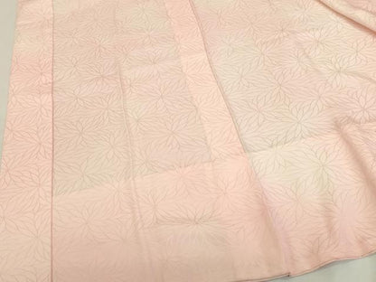 平和屋着物●振袖用長襦袢　無双仕立て　菊地紋　暈し染め　正絹　逸品　DABK2040op