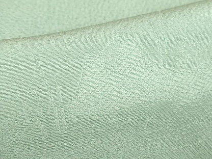 平和屋着物●上質な色無地　枯山水地紋　錆青磁色　正絹　逸品　DABK2051op