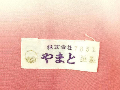 平和屋着物●豪華振袖　檜扇花文　金彩　やまと誂製　正絹　逸品　DABK2054op