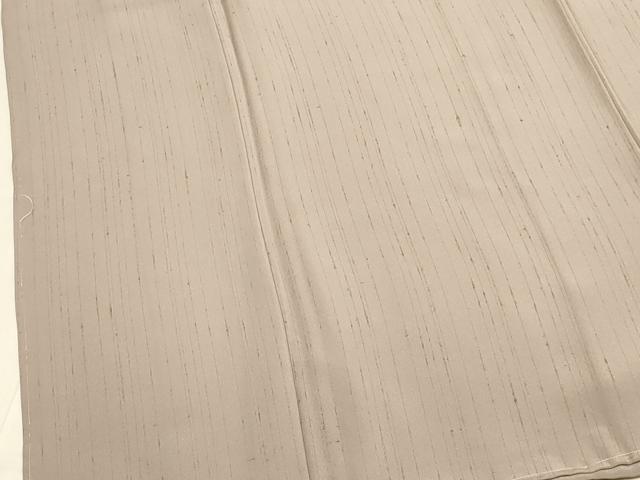 平和屋着物●信州ぜんまい紬　薄柿色　証紙付き　正絹　逸品　未使用　DABK2075op