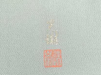 平和屋着物●松尾光琳　色留袖　地紙人物風景花文　暈し染め　金銀彩　正絹　逸品　DABK2107op