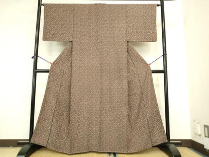 平和屋着物●人間国宝　南部芳松　突彫り　小紋　宝尽くし　正絹　逸品　DABK2115op