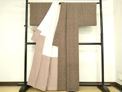 平和屋着物●人間国宝　南部芳松　突彫り　小紋　宝尽くし　正絹　逸品　DABK2115op