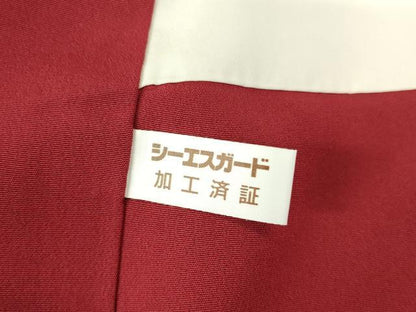 平和屋着物●豪華振袖　舞蝶花文　暈し染め　金彩　正絹　逸品　DABK2136op