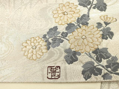平和屋本店▼六通柄袋帯　琳派百図　本金箔　正絹　逸品　DABK2233op