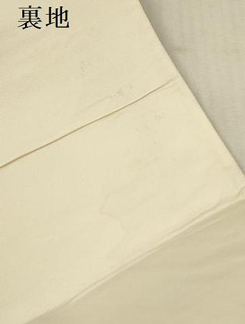 平和屋本店▼六通柄袋帯　唐織　鳳凰花文　24金箔うるし箔三重織　正絹　逸品　DABK2288op