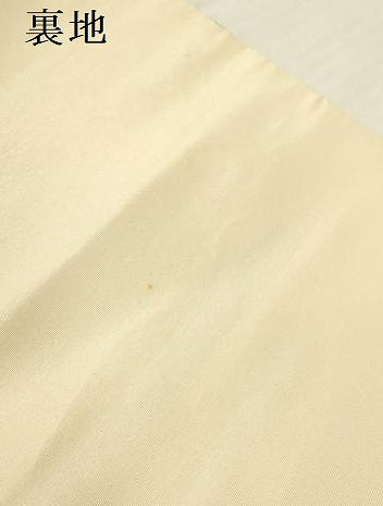 平和屋本店▼六通柄袋帯　唐織　加賀琳派　本金箔紹巴　正絹　逸品　未使用　DABK2306op