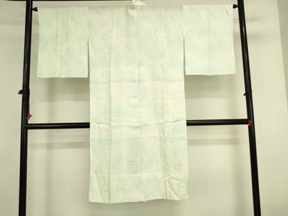 平和屋着物●長襦袢　無双仕立て　薔薇地紋　バラ　暈し染め　正絹　逸品　DABK2374op