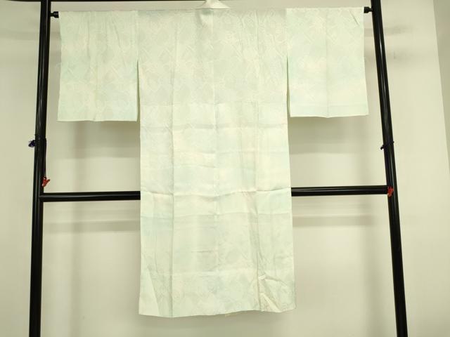 平和屋着物●長襦袢　無双仕立て　薔薇地紋　バラ　暈し染め　正絹　逸品　DABK2374op